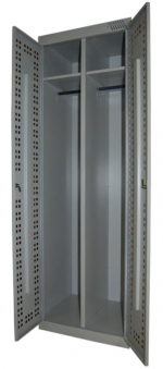 Металлический шкаф для одежды ШРК-22-800П